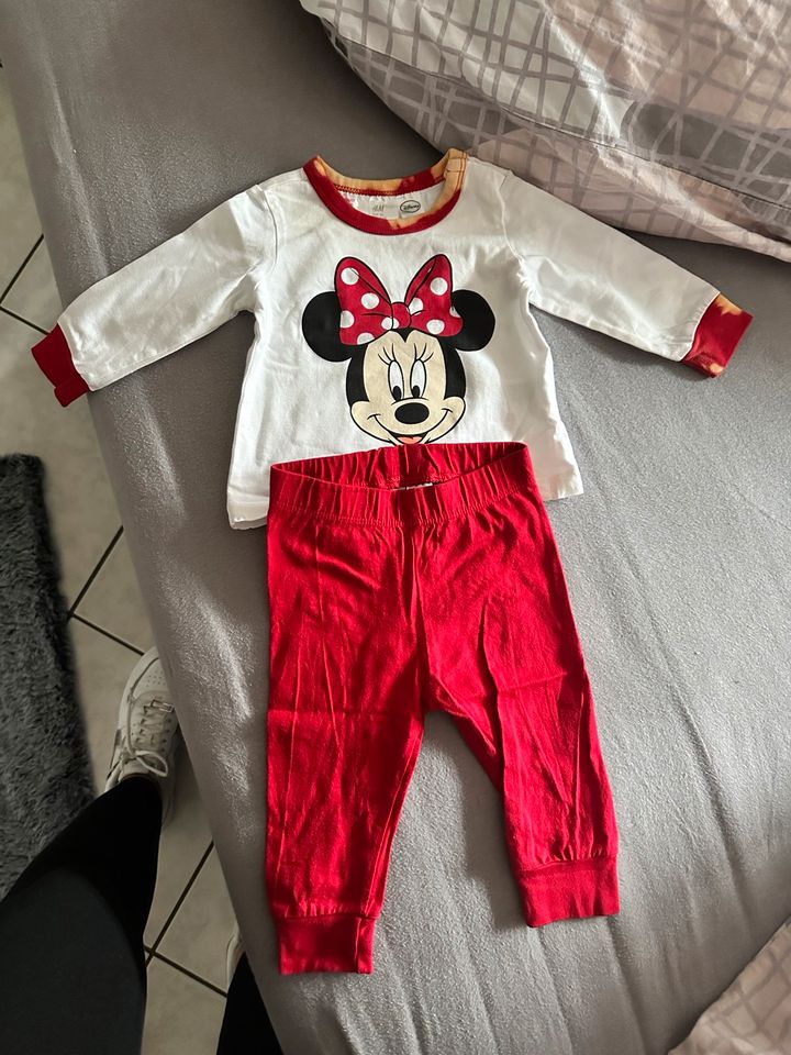 Minnie Mouse Baby Schlafanzug Gr. 56 in Tuningen