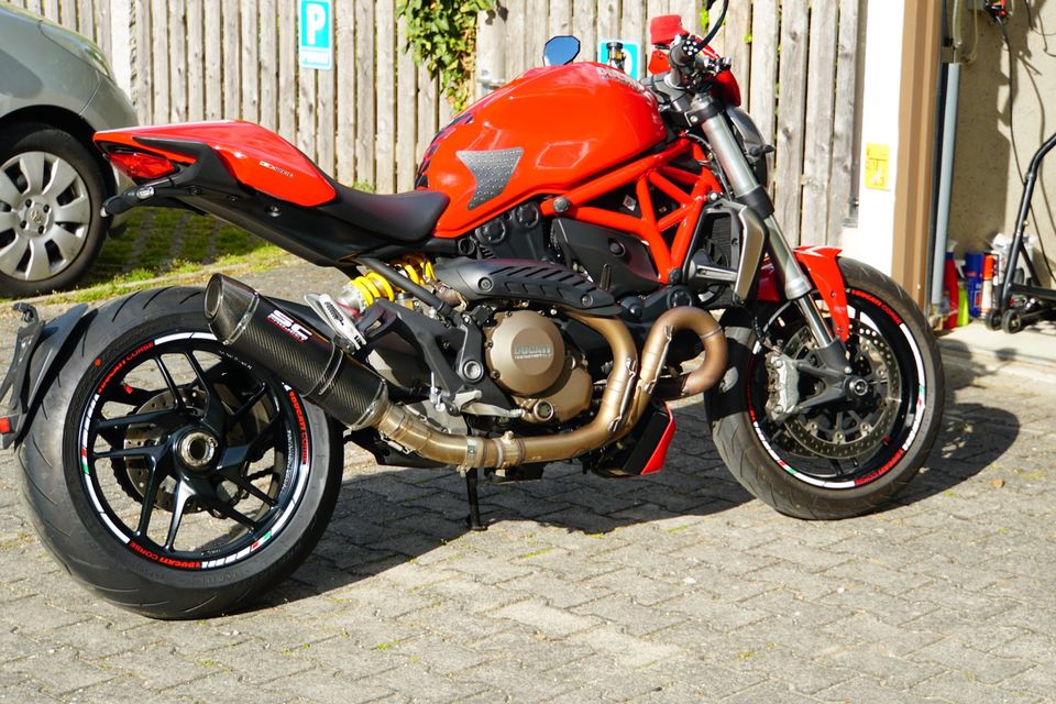 Ducati Monster 1200 Stripe SC Project in Eching (Kr Freising)