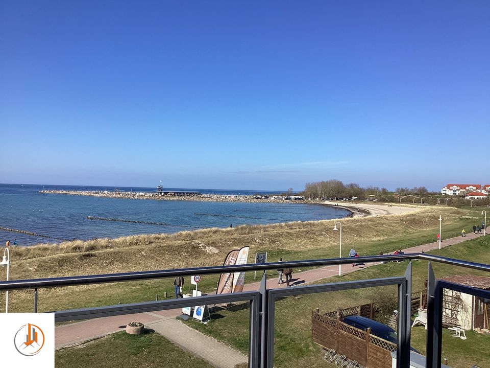 Exklusive-Strandwohnung 1. Reihe mit Meerblick in Glowe auf Rügen in Glowe Rügen