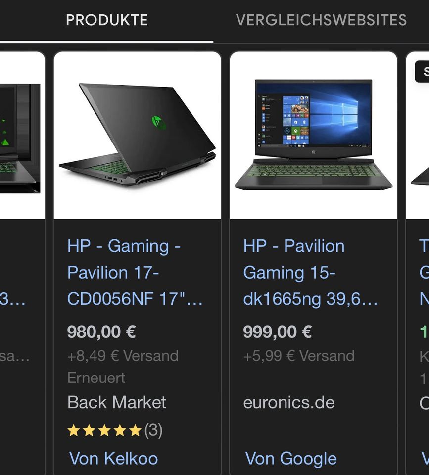 HP Gaming Laptop Pavilion 17zoll in Wickede (Ruhr)