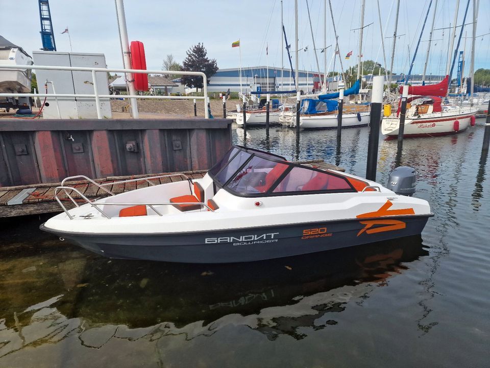 Freizeitboot Boot Angelboot Motorboot Bandit 520 mit 70ps. Yamah