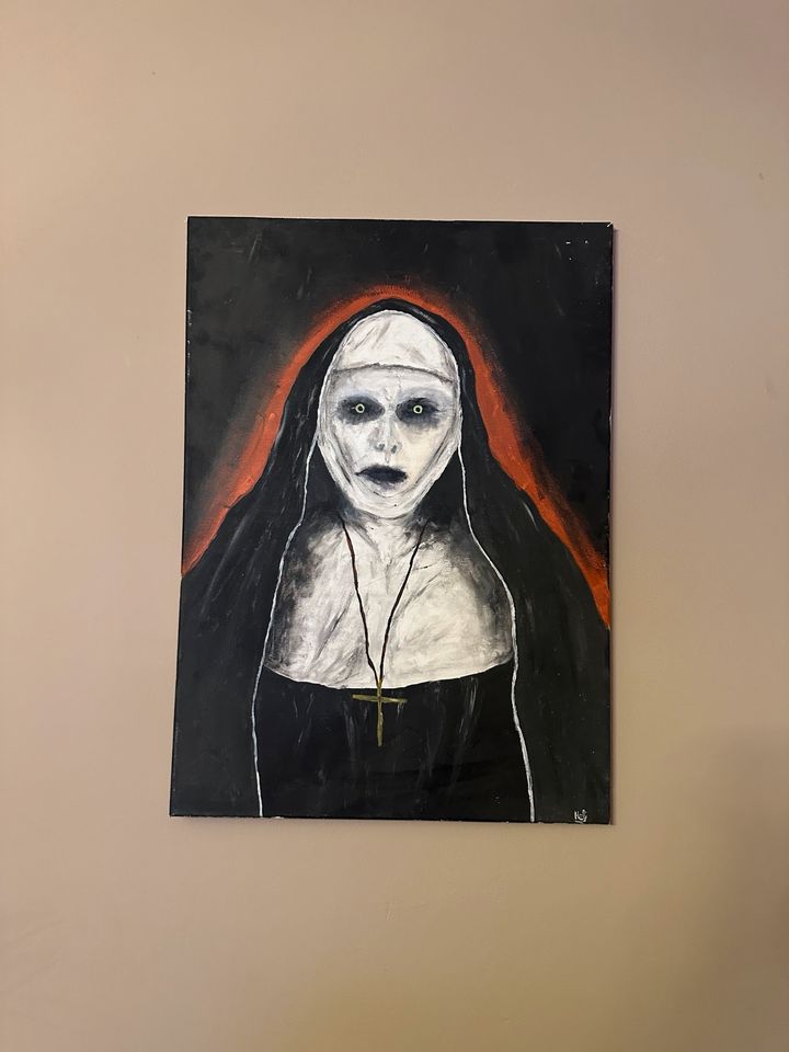 The Nun Painting in Ibbenbüren