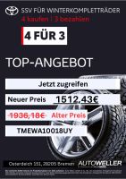 Alu Winterkomplettradsatz Toyota C-HR 215/60R17 Angebot!!! Östliche Vorstadt - Peterswerder Vorschau