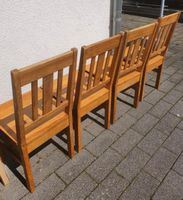 4 massive robuste Holzstühle (einzeln oder Gesamt) abzugeben Rheinland-Pfalz - Nieder-Olm Vorschau
