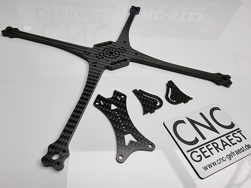 CFK GFK Carbon Bauteile Drohnen Heli RC Modellbau CNC fräsen in Krefeld