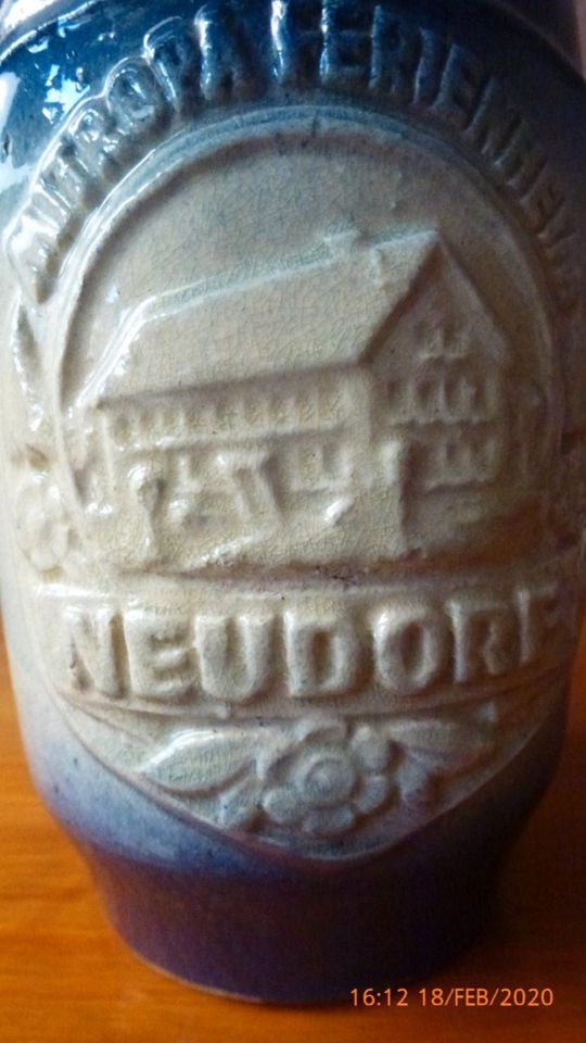 Bierkrug Mitropa/ Ferienheim Neudorf /DDR in Claußnitz