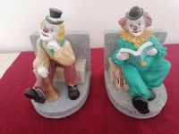 2 Buchstützen (Clowns) // hängender Harlekin // Puzzle Hessen - Bensheim Vorschau