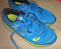 Freizeitschuhe ,Sneaker, blau -grün Gr.39 Sachsen - Bischofswerda Vorschau