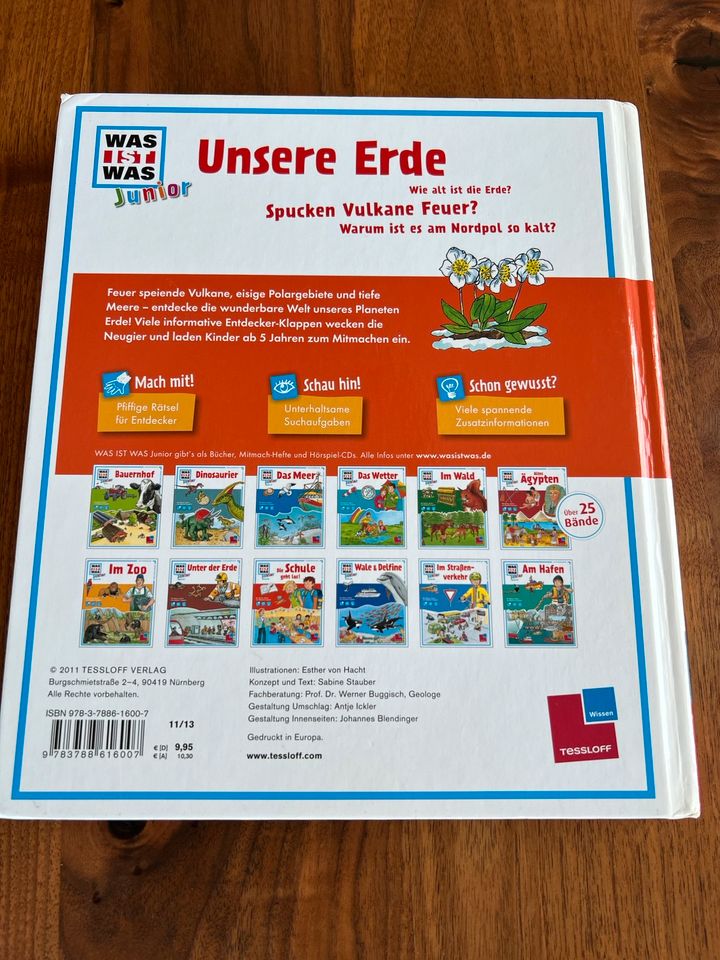 Kinderbuch Was ist was Junior „Unsere Erde“ in Plochingen