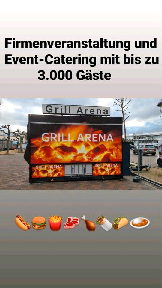 Roka XXL Schwenkgrill Imbisswagen  imbissanhänger  mieten zu vermieten Catering Geburtstag Hochzeit Firmen Feier BBQ Foodtrailer zu vermieten mieten in Groß-Gerau