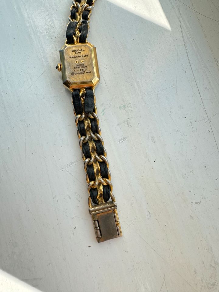 Chanel Premiere Uhr schwarz Gold Luxus Uhr in Berlin