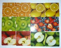 12 Untersetzer Obst Früchte 10/10cm•Zitrone|Orange|Apfel|Kiwi usw Lübeck - St. Gertrud Vorschau