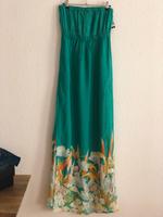 O‘Neill Oneill Kleid Maxikleid Strandkleid Grün Blumen Bandeau L Dresden - Blasewitz Vorschau