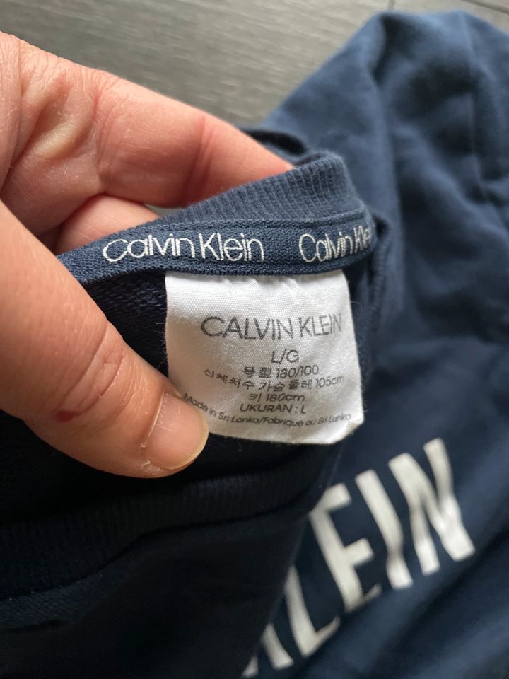 Calvin Klein Herren Pullover gr. L blau in Alsdorf