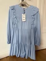 Leichtes Zara Kleid kurz & langärmlig in hell-blau Gr.XS Hamburg-Nord - Hamburg Eppendorf Vorschau