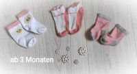 3er Pack Socken rosa/weiß ab 3 Monaten Sachsen - Burkau Vorschau