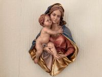 Maria mit Jesus • Madonna mit Kind • Holzschnitzerei Wandrelief Niedersachsen - Rastede Vorschau