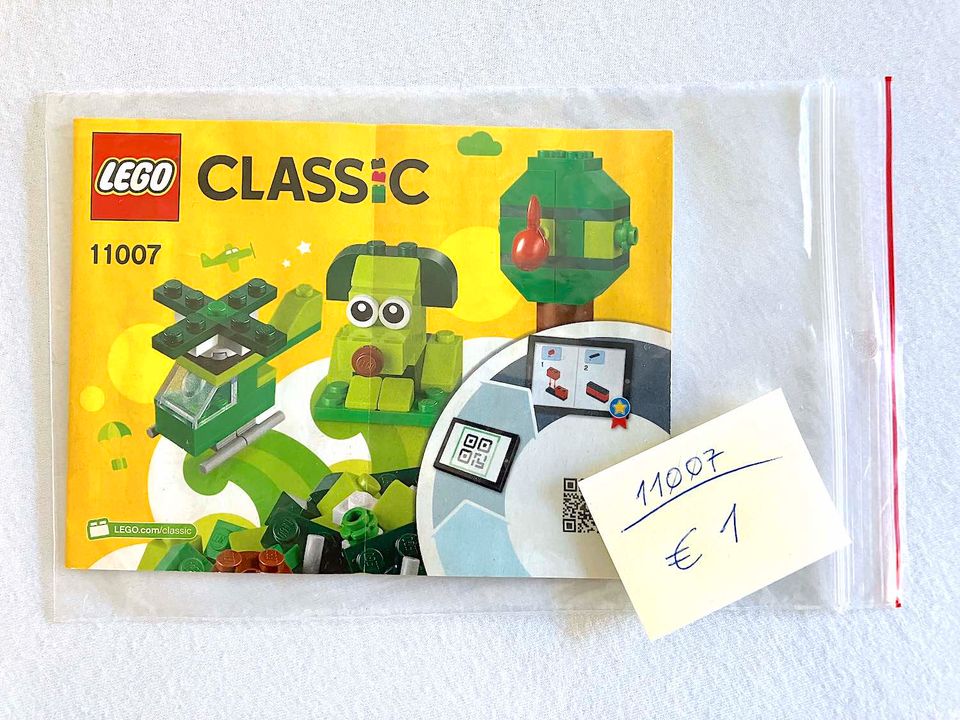 Lego Bauanleitung – Classic Set 11007 - Grünes Kreativ-Set in Berlin