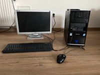 PC mit Bildschirm mit kabelloser Maus  sowie Tastatur mit Kabel Bayern - Ansbach Vorschau