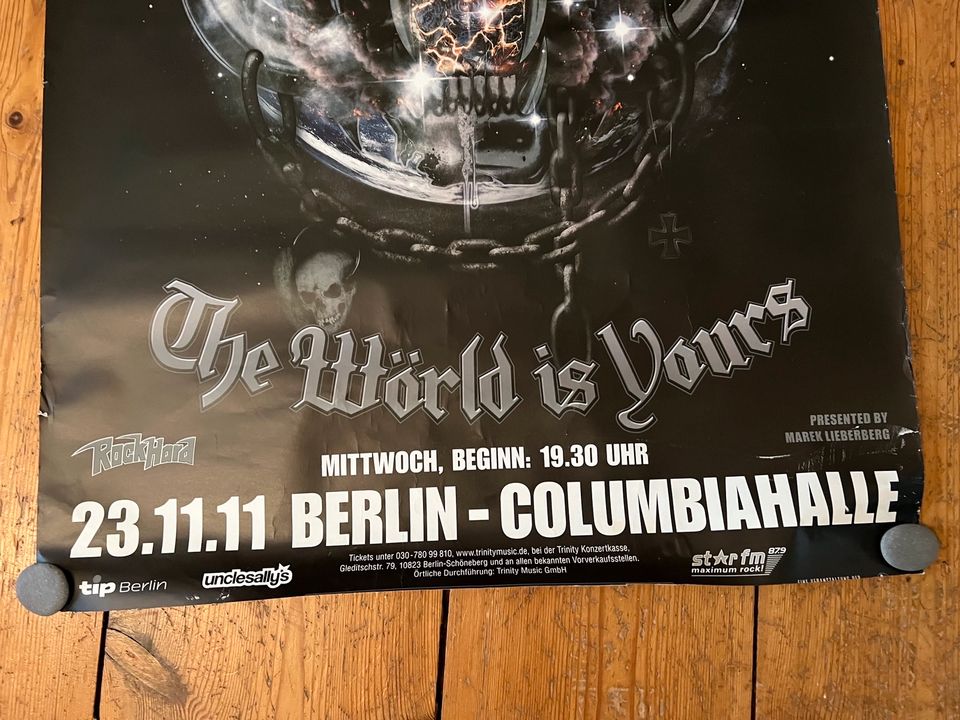 Konzertposter/Tourplakat/Poster von  Motorhead in Berlin