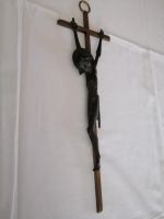 Modernes Kreuz, Kruzifix aus Messing und Metall Weilimdorf - Hausen Vorschau