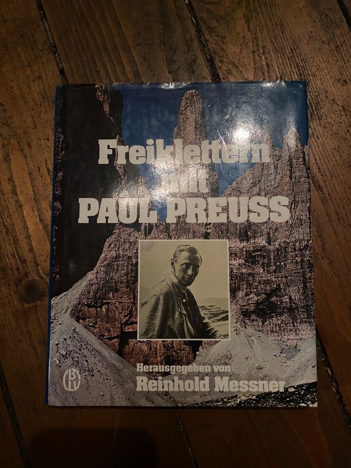 Freiklettern mit Paul Preuss Buch Klettern Berge neuwertig in Hiltenfingen