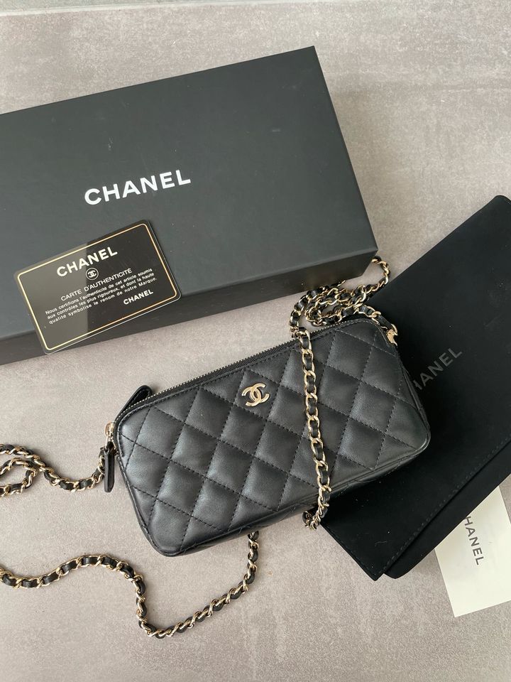 SALE Chanel Wallet on Chain WOC Double Zip Tasche Handtasche in Berlin