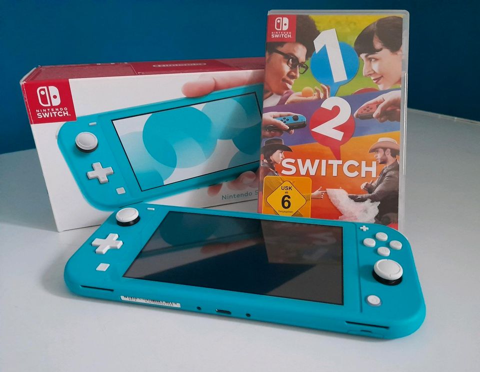 Nintendo Switch Lite türkis inklusive Spiel - Neu in Röbel
