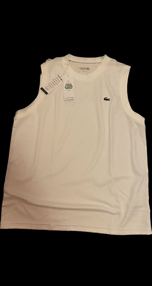 NEU Lacoste sport tanktop sweatshirt shirt weiß in München