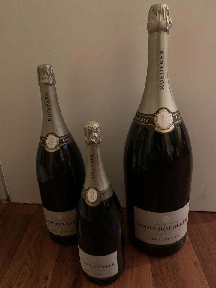 Leere Champagner Dekoflaschen Louis Roederer sehr selten in Schiphorst