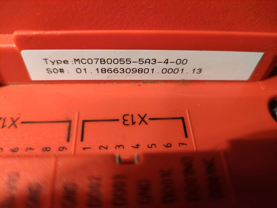 SEW Eurodrive MOVITRAC MC07B0055-5A3-4-00 MDX60A0054-5A3-4-00 in Werdohl