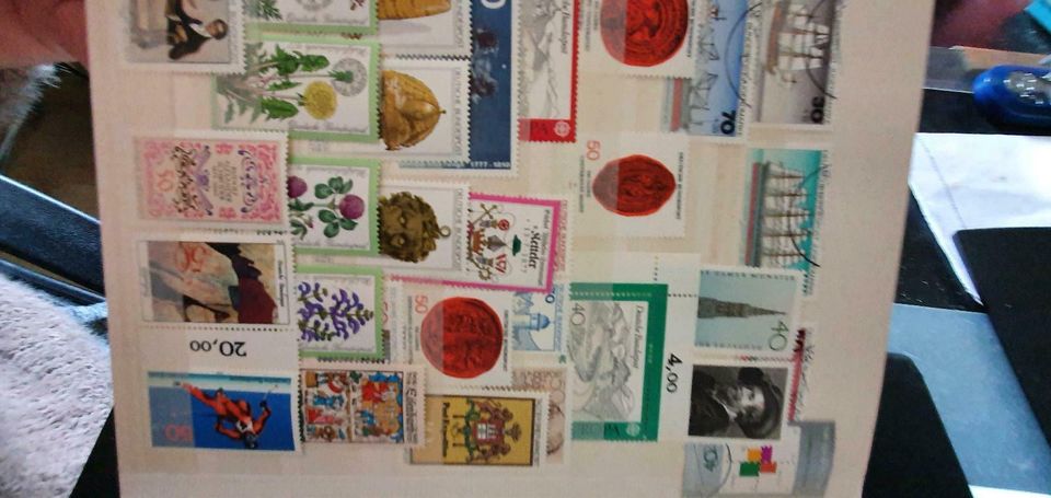 Briefmarken Sondermarken Sammlung 70er und 80er Jahre Philatelist in Rosenheim