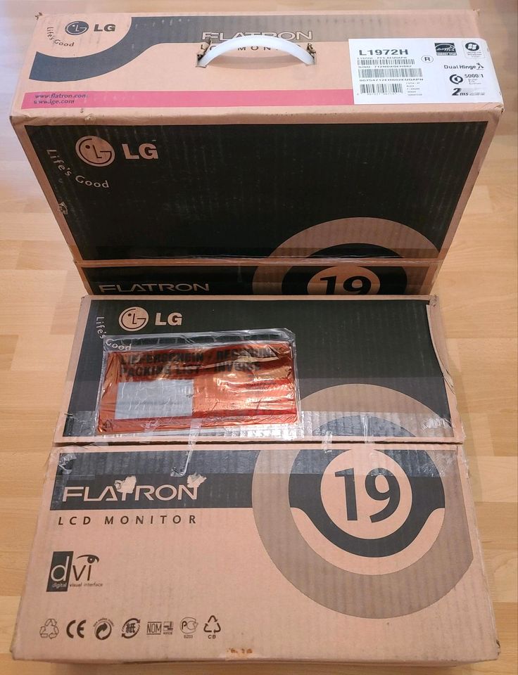 2x Monitor LG Flatron L1972H 19" in OVP in Seidnitz