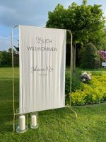 Willkommensschild beige zu vermieten - Hochzeit Deko mieten Nordrhein-Westfalen - Salzkotten Vorschau