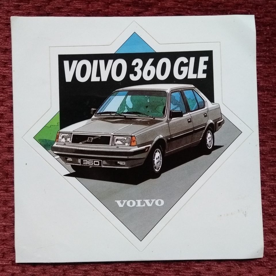 Volvo 360 GLE Aufkleber – 80er Jahre inkl. Versand in Windach