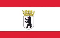 Fanartikel Flagge Berlin Krone  ca. 150 x 90 cm  rot/weiss Berlin - Schöneberg Vorschau