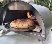 Pizzaofen Burnhard Nero mit Gasmodul und Gas-Schornstein Hessen - Kassel Vorschau