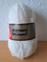 450g Wolle Strickgarn wollweiß Schewe Highland Dresden - Innere Altstadt Vorschau