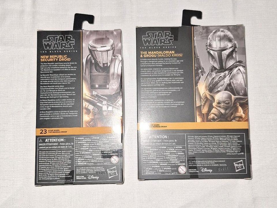 Star Wars Black Series NR Security Droid & The Mandalorian Grogu in Meinerzhagen