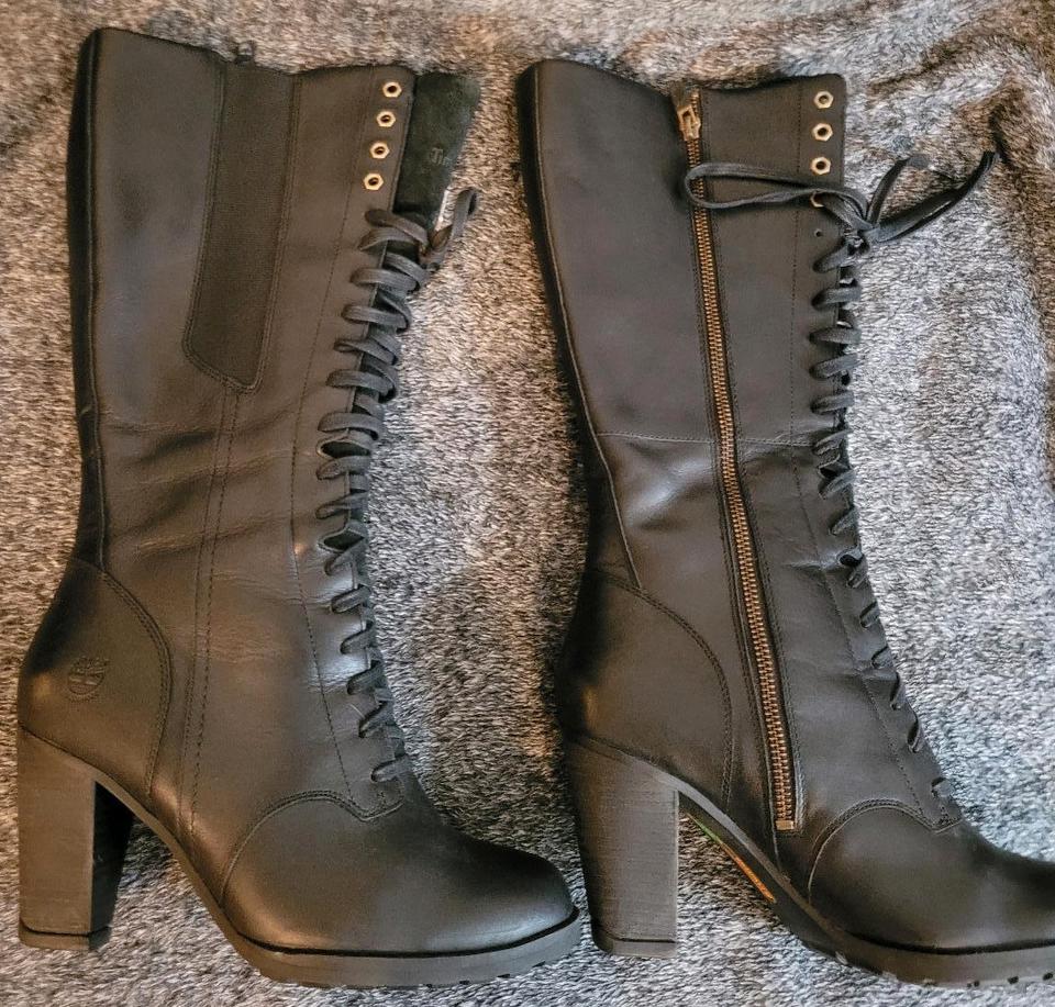 Timberland, Stiefel, schwarz, 39,5, 8½W, Weitschaft, 8½M in Groß Köris