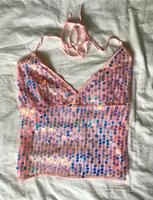 Rosa / Pinkes Pailletten Neckholder Top zum binden Nordrhein-Westfalen - Bergisch Gladbach Vorschau