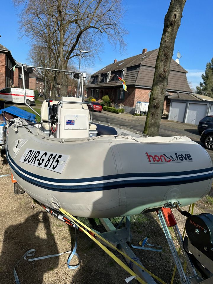 Schlauchboot Honda Honwave T40AE, Trailer, Mercury 30PS- 2-Tackt in Mülheim (Ruhr)