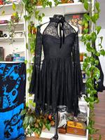 Killstar Spitzen Midi Kleid Gothic punk Trompetenärmel Fiary y2k Mecklenburg-Vorpommern - Greifswald Vorschau