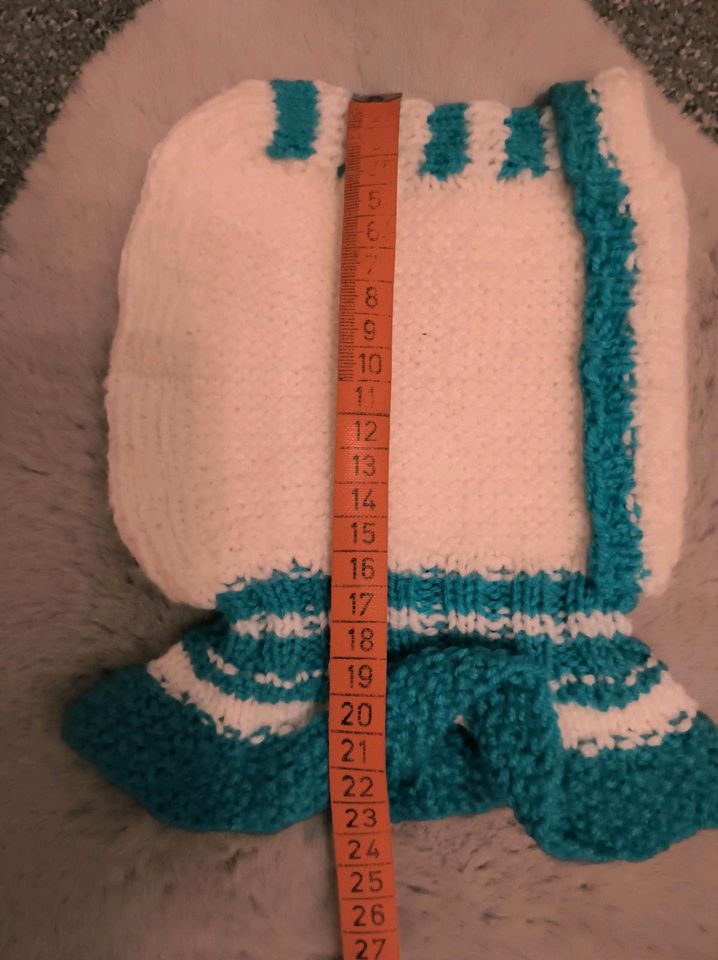 Baby Winterset Pullover+Mütze Handmade geschätzt Größe 74 in Bad Sulza