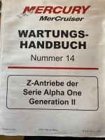 Orig. Wartungshandbücher Mercury 4.3 ltr. u. Alpha One ll Baden-Württemberg - Nürtingen Vorschau