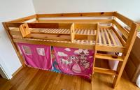 Kinderbett, Hochbett + Rollrost + Regal + Betthimmel Baden-Württemberg - Schopfheim Vorschau
