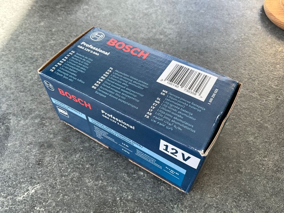 Akku Bosch GBA 12V 2.0Ah unbenutzt versiegelt in Seligenstadt