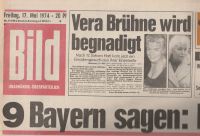 50. Geburtstag - Bild-Zeitung 17. Mai 1974 - UNGELESEN Nordrhein-Westfalen - Hürth Vorschau