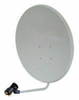 Digitale 4K HD Sat Anlage 80cm Spiegel Antenne Twin LNB Lichtgrau Nordrhein-Westfalen - Herzebrock-Clarholz Vorschau