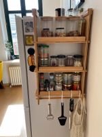 Hängeregal für Kühlschrank, Gewürzregal, Küchenregal aus Bambus Leipzig - Probstheida Vorschau